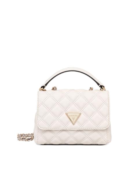 quilted-design crossbody bag