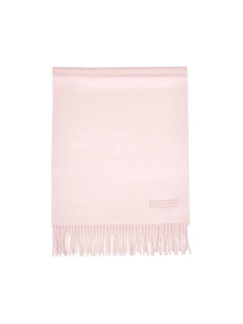 fringed wool scarf