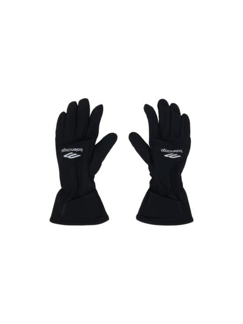 Black Skiwear 3B Sports Icon Ski Gloves