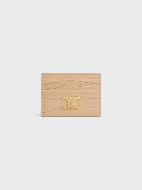 TRIOMPHE CARD HOLDER in NILOTICUS CROCODILE