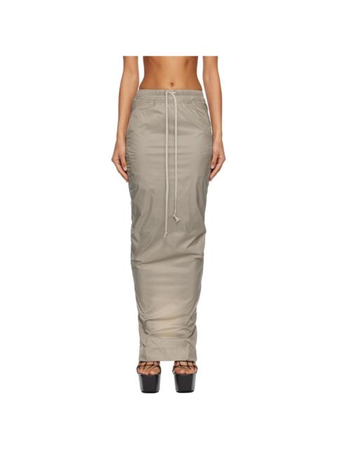 Taupe Concordians Pull On Pillar Maxi Skirt