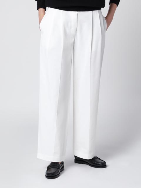 White cotton trousers