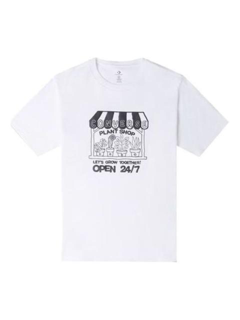 Converse Grow Together Plant Shop T-shirt 'White' 10025851-A02