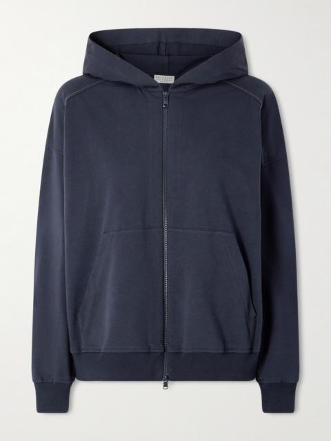Cotton-blend Jersey Hoodie
