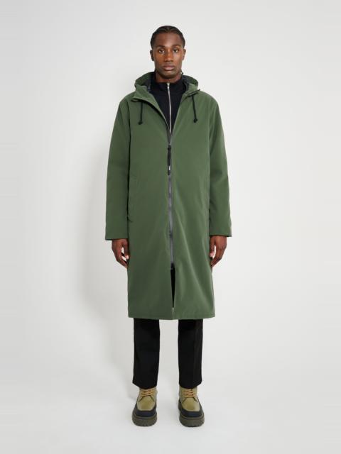 Stockholm Long Matte Winter Coat Green