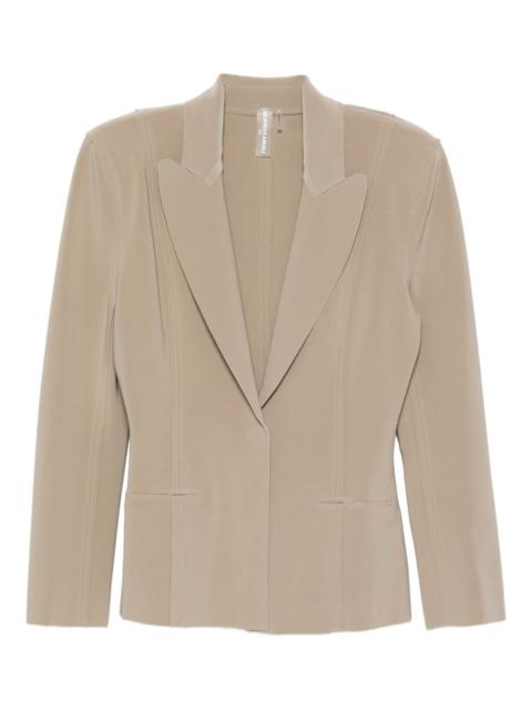 single-breasted notched-lapel jacket