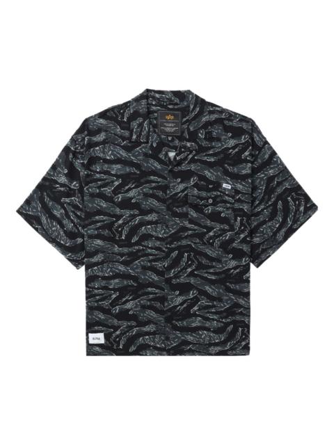 graphic-pattern short-sleeve shirt