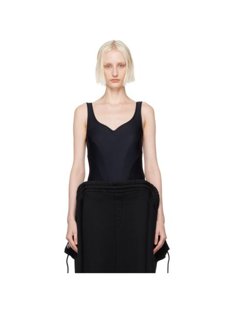 Black Justaucorps Bodysuit