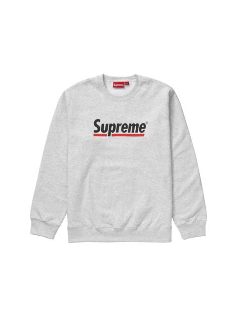 Supreme Underline Crewneck Ash Grey
