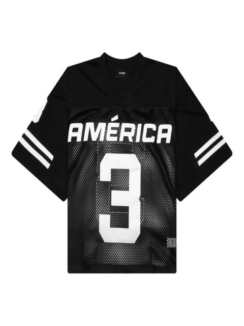 mesh-panel football jersey