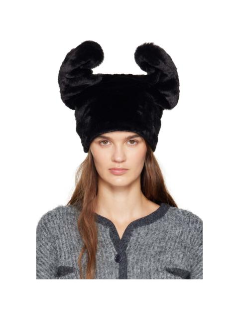 Black Fleece Wire Beanie