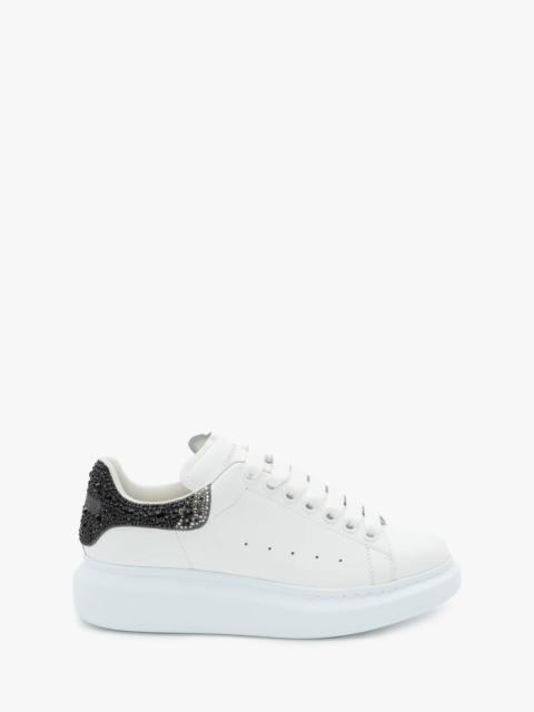 Oversized Sneaker in White/black