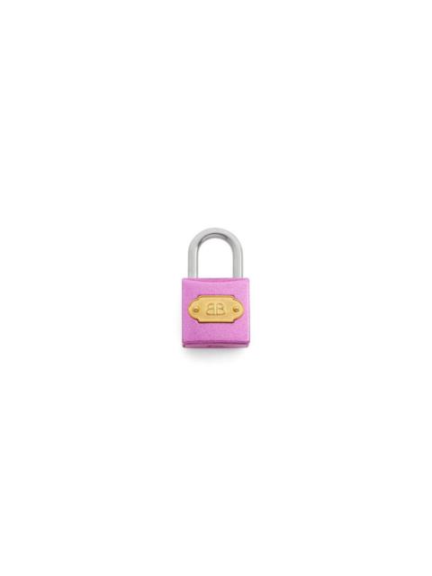 Women's Charm/keychain Bb Padlock in Pink/gold