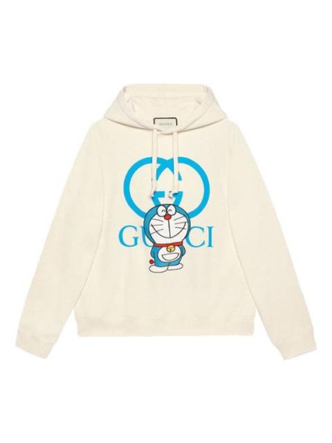 Gucci x Doraemon SS21 Hoodie 'Ivory Blue' 646953-XJDE1-9150