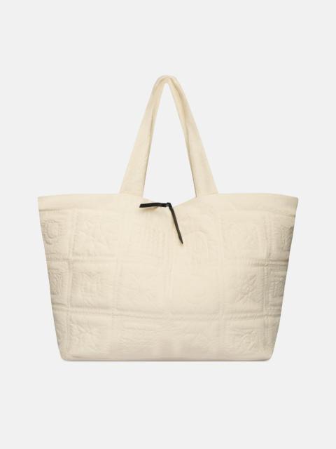 Quilted Tech-Poplin Tote