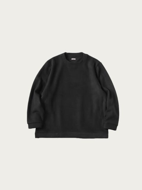 REVERSE FLEECE BIG SWT - BLACK