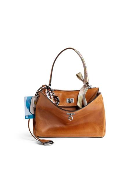 Women's Rodeo Handbag Small With Charms in Tan Cowboy