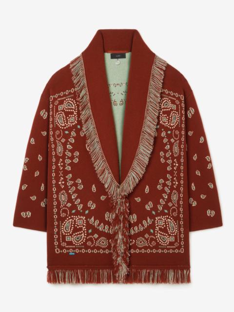 Bandana Jacquard Cardigan