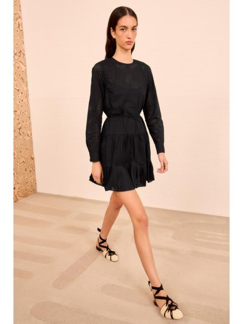 Candace Long Sleeve Belted Mini Dress