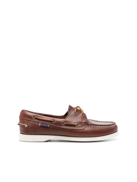 Portland leather boat shoes