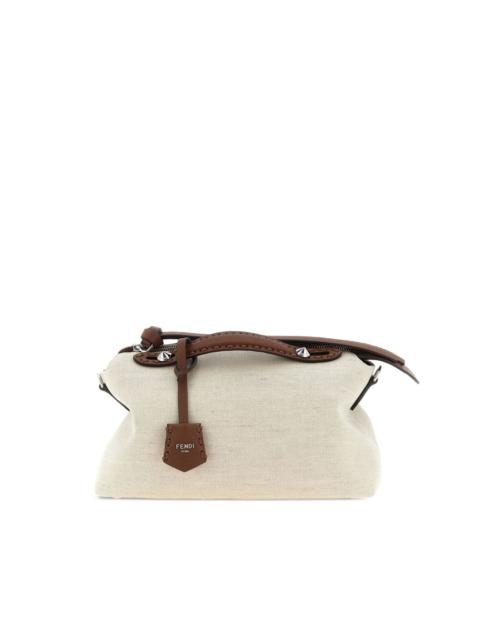 zip-top saddlery-stitching handbag