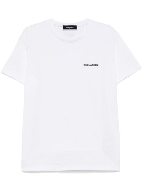 rubberised logo-print T-shirt
