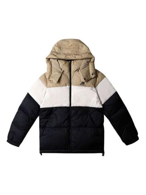 New Balance Winter Two Sides Down Jacket 'Beige White Black' NPA43013-BK