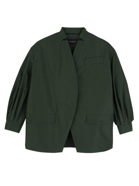 Kimono jacket British Green - Technical taffeta