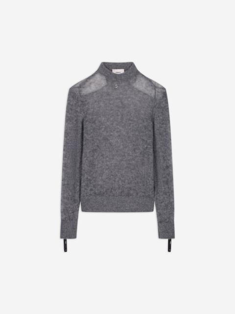 Transparent Alpaca Crewneck