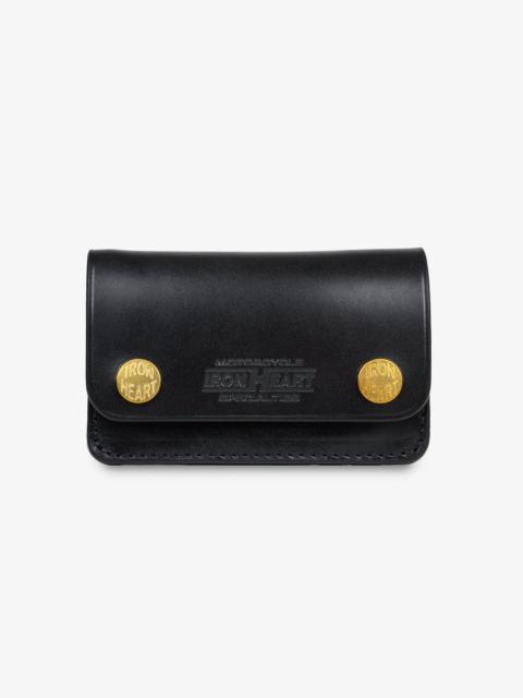Iron Heart IHG-086-BLK Mini Trucker Wallet - Black | REVERSIBLE