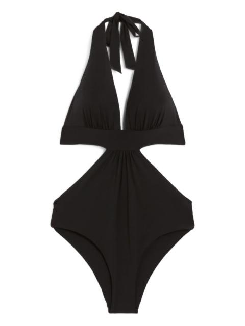 tie v-neck cassie swimsuit