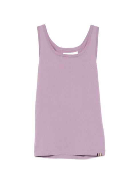 Nº453 Claudia scoop-neck tank top