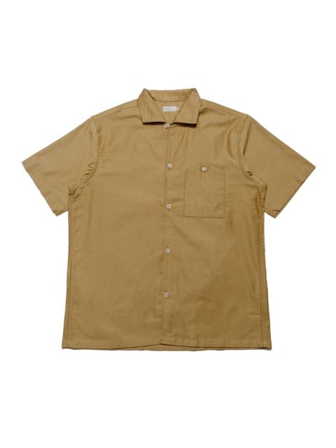 Lot. 3091 S/S Open Collar Shirts Camel