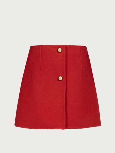 CASHMERE BLEND MINI SKIRT