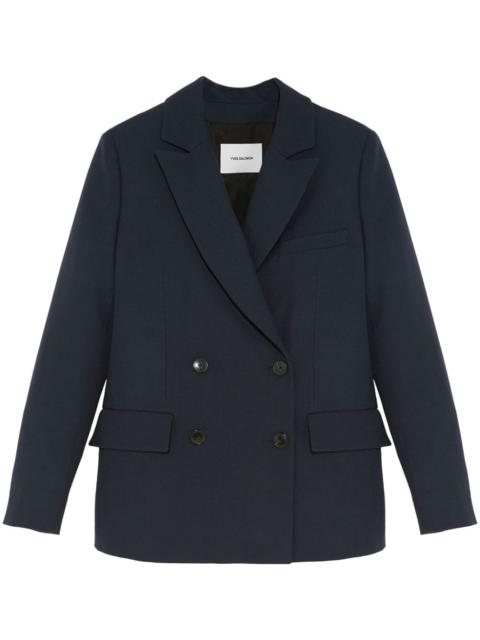 double-breasted blazer