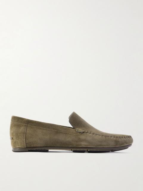 Alder Suede Driving Shoes Green