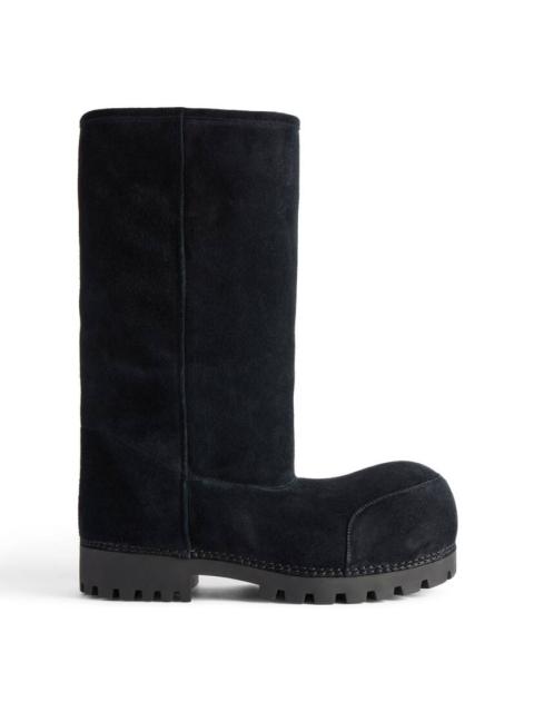 Men's Alaska Fur High Boot in Black