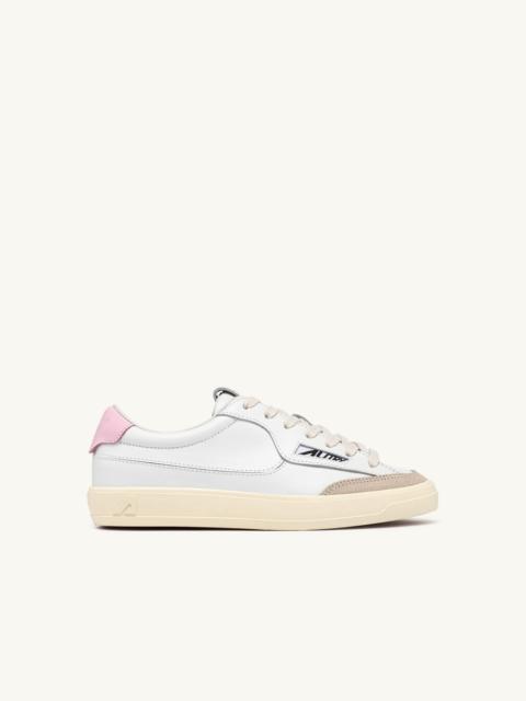 WINDSCAPE LOW SNEAKERS IN WHITE AND FAIRY TALE LEATHER