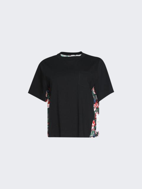 Floral Tee Black