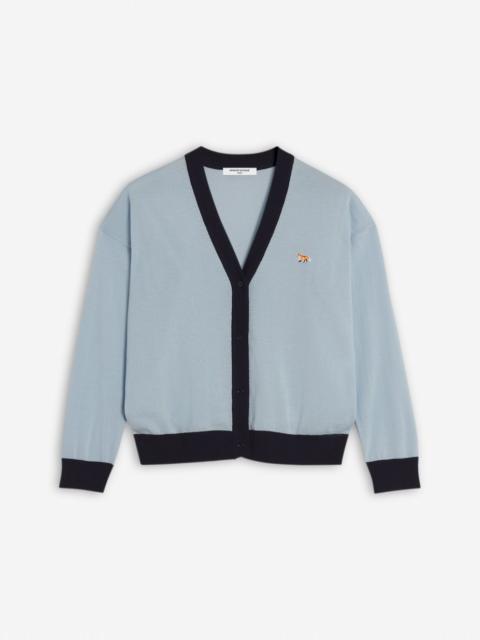 BABY FOX PATCH BI-COLOR COMFORT CARDIGAN