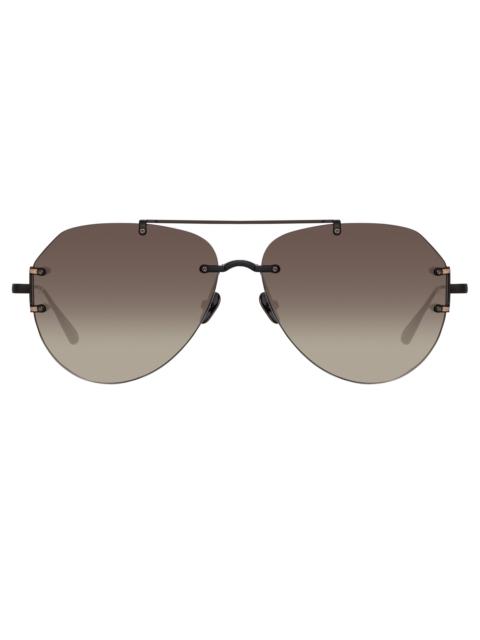 DUIT AVIATOR SUNGLASSES IN BLACK