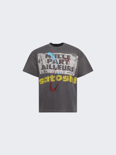 Everywhere & Nowhere Tee Washed Black