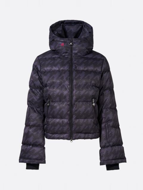 Houndstooth Polar Flare Down Jacket