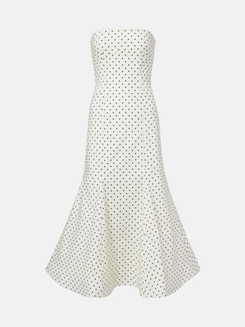 Amadelle cotton-blend midi dress