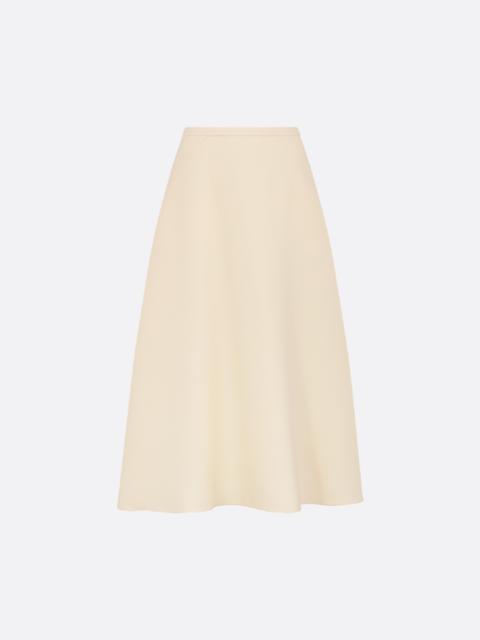 Flared Mid-Length Skirt