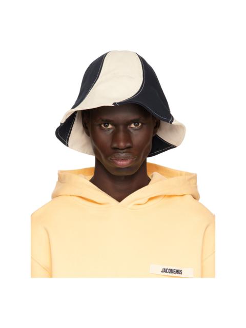 Off-White & Navy 'Le Bob Gelato' Bucket Hat