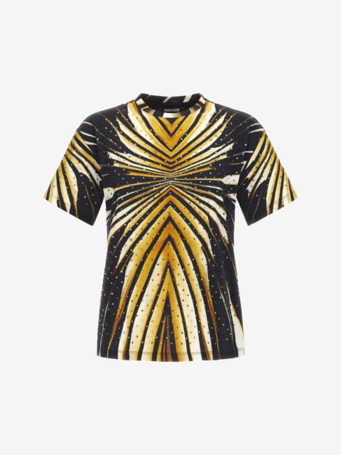 T-shirt with Ray of Gold print
