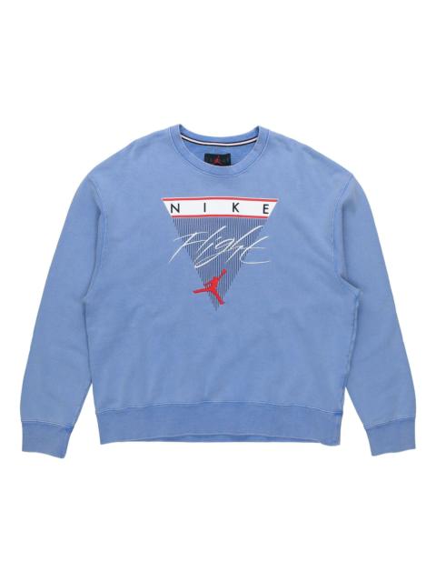 Air Jordan Flight MENS Casual Sports Crew-neck Blue CZ6096-403
