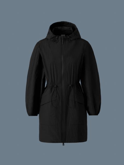 ALYSTER Packable Long rain Jacket