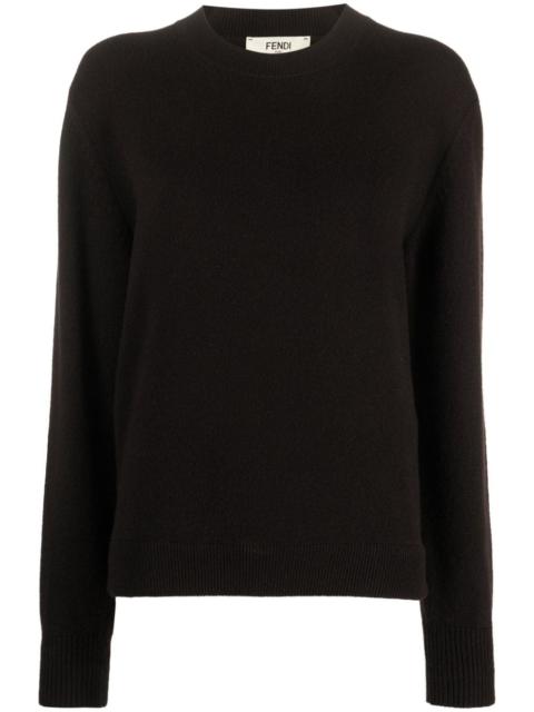 crew-neck long-sleeve jumper